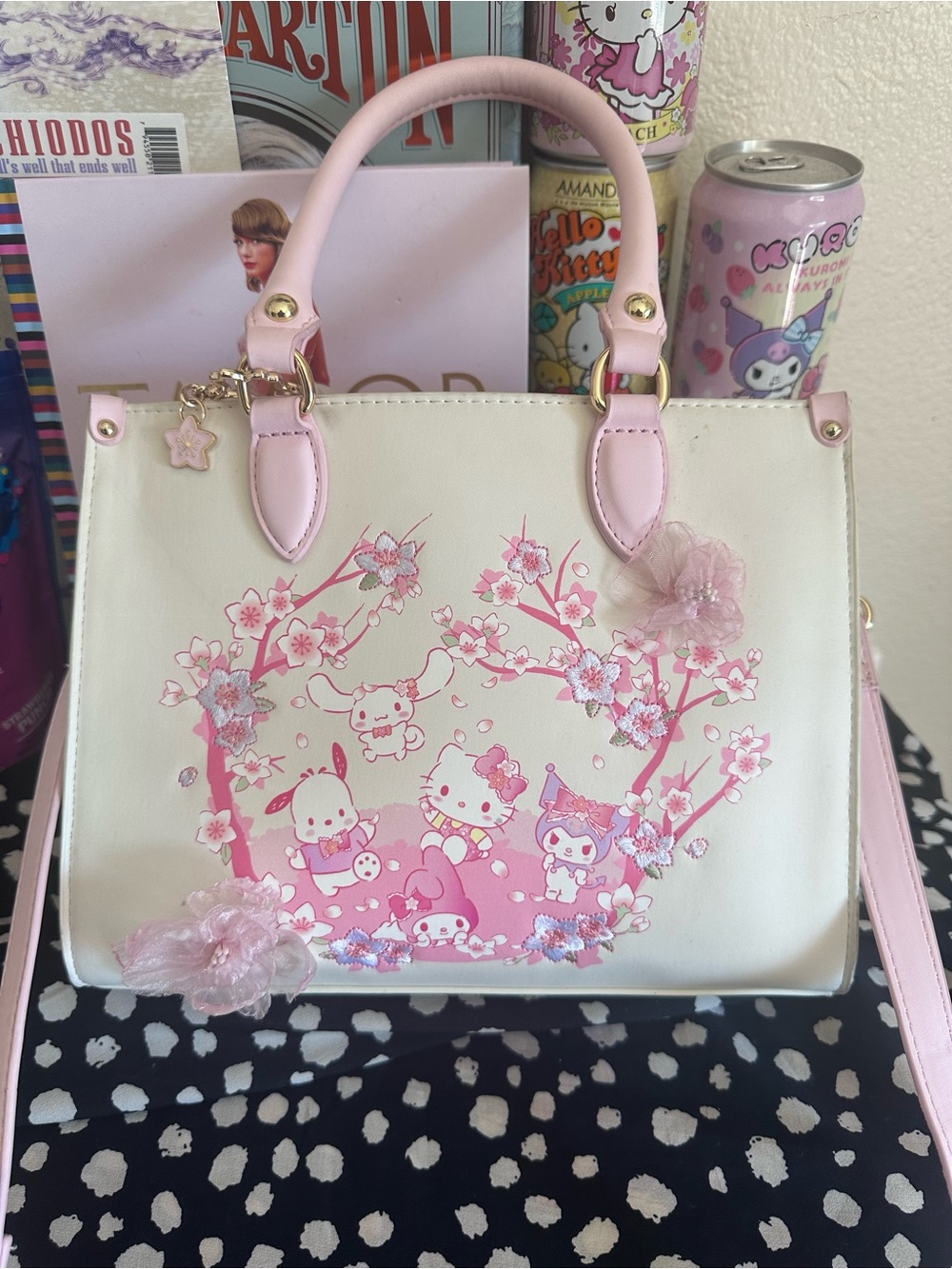 Sanrio Hello Kitty and Friends Cherry Blossom Crossbody Bag